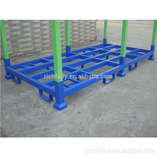 Heavy duty Long Stacking Rack with removable posts for long rugs or fabrics rolls